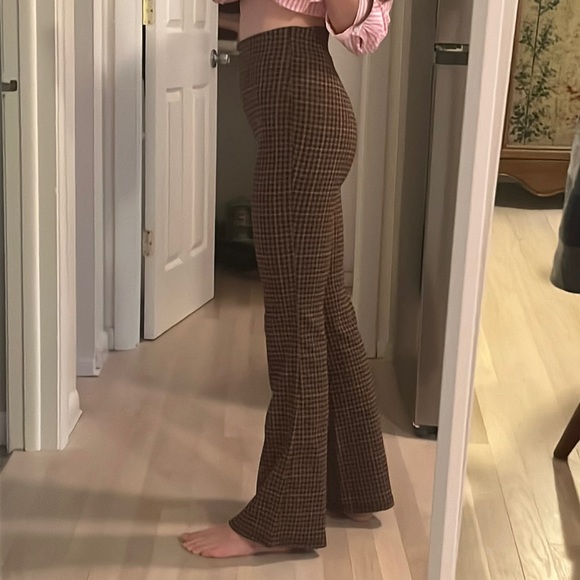 Brown checkered pants - Picture 2 of 4